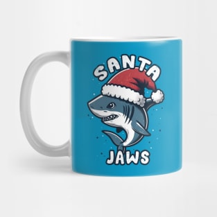 Santa Jaws- Christmas Shark Mug